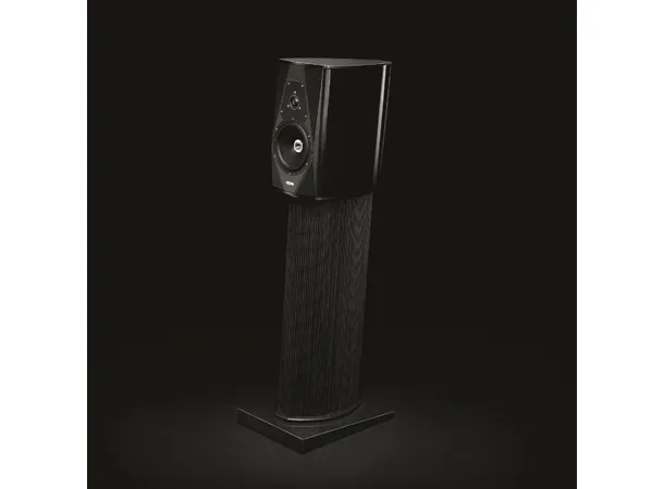 Sonus Faber Guarneri Evolution, sort Pianolakk, matt sort topp, inkl. stativ 